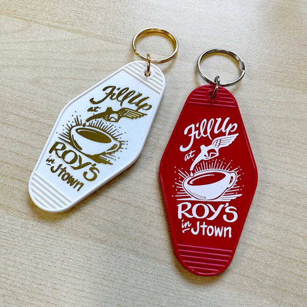Fill Up at Roy's Keychain