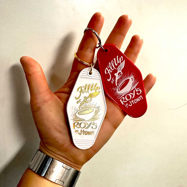 Fill Up at Roy's Keychain