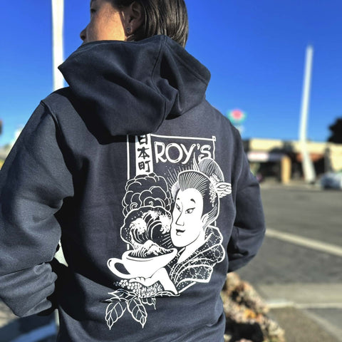 Roy's Great Wave Pullover Hoodie
